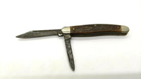 Vtg Camco USA #750 Jack Folding Pocket Knife 2 Blade Plain Edge Delrin Handle