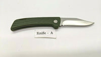 Vintage Official Boy Scouts Of America Folding Pocket Knife Lockback Green Plain