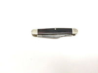 Vintage Parker USA Stockman 3 Blade Folding Pocket Knife Single Pin Wood Handle