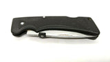 Katz KT70 Chandler AZ USA Lg Folding Pocket Knife Plain Edge Lockback Zytel Blk