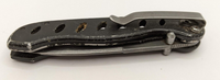 Vintage Gerber Drop Point Folding Pocket Knife 4660315AO Black Plain Edge