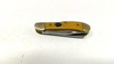 Steel Warrior Mini Trapper Folding Pocket Knife 440 Stainless Delrin **See Note*