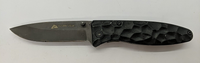 Ozark Trail Liner Lock Plain Drop Point Blade Black Color Folding Pocket Knife