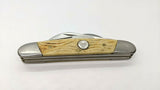 Whitetail Cutlery 4 Blade Congress Folding Pocket Knife Stag/Antler Handle Plain