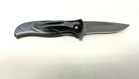 MTech USA Premium Design Folding Pocket Knife Plain Liner Lock Textured Nylon