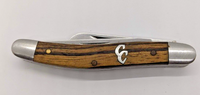 Cattlemens Cutlery Sagebrush Wood Handle Plain Edge Folding Pocket Knife