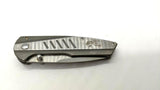 Bass Pro Shops Folding Pocket Knife Plain Edge Frame Lock Stainless Steel w/Alum