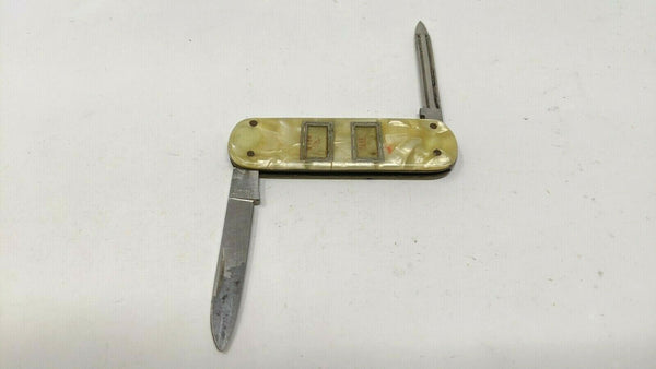 Vintage New York Knife Co Walden Hammer Brand Senator #2048