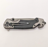 Unbranded Drop Point Plain Edge Tactical Liner Lock Folding Pocket Knife