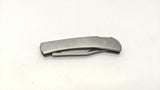 Wild Boar Surgical Steel Folding Pocket Knife Lockback Plain Stainless Steel