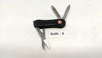 Wenger Esquire Swiss Army Knife 3-Tool Scissors Nail File Evolution Style Scales