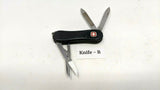 Wenger Esquire Swiss Army Knife 3-Tool Scissors Nail File Evolution Style Scales