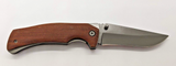 OzKurt All Wood Personalized Handle "Jacob Groomsman " Folding Pocket Knife