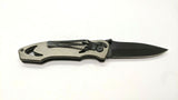 P.Graham Dunn Folding Pocket Knife Plain Edge Blade Liner Lock Aluminum Handle