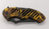 Kentucky Cutlery Company Hunting Series Knife 71049 (Pocket Knife, Yellow Camo)