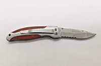 City Of Pell City Safety First Combination Blade Liner Lock Folding Pocket Knife