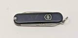 Victorinox Classic SAK Pocket Knife 58mm Black *No Logo* With Toothpick Tweezers