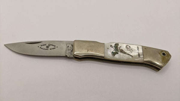 Frost Cutlery Excelsior Grade 1980 Surgical Steel 1881-1981 Pheasant PocketKnife