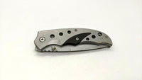 Frost Cutlery Folding Pocket Knife Plain Edge Liner Lock Stainless Steel w/G10