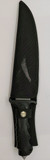 Survivor Plain Clip Point Blade With Sheath Black Fixed Blade Fixed Blade Knife