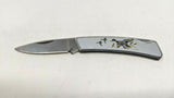 Utica 18131 Wildlife Collector Series Folding Pocket Knife Lockback 440 SS Japan