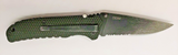 Coast DX344 Liner Combination Drop Point Blade Black Folding Pocket Knife
