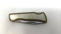 Things Remembered Single Folding Pocket Knife Stainless Japan "JWN" Initials