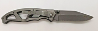 Gerber 4661212C0 Frame Lock Combination Clip Point Blade 7" Folding Pocket Knife