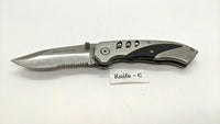 Winchester USA Framelock Folding Pocket Knife Combo Stainless Steel w/G10 Insert