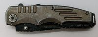 Grand Way 440C Steel Liner Lock Plain Drop Point Blade Folding Pocket Knife