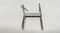 Vtg G.C. Co Gentlemen's Folding Pocket Knife Scissors Nail File *Chipped Handle*