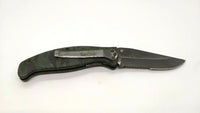 Vtg Sheffield Stainless Folding Pocket Knife Rare Combo Edge Liner ABS Handle