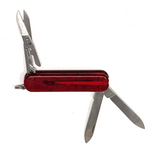 Wenger Delemont Classic Esquire Swiss Army Knife Transparent Red