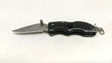 Vintage Coast Portland OR Folding Pocket Knife Combo Edge Lockback LED Light