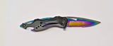 Tac-Force Speedster Series TF-705 Rainbow Pocket Knife Spring Assisted Liner