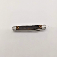 Dakota Stainless Peanut 2 Blade Plain Edge Slip Joint Folding Pocket Knife