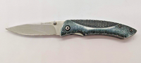 Browning Model 6168 Plain Edge Black Handle Liner lock Folding Pocket Knife