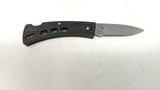 Frost Cutlery Surgical Steel Folding Pocket Knife Lockback Black Plain Edge