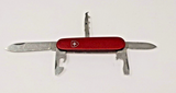 Rare Vintage Victorinox Elinox Spartan Swiss Army Knife Red Corkscrew Can Opener