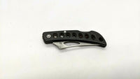 Frost Cutlery Eagle Eye Mini Folding Pocket Knife Combo Edge Lockback Black ABS