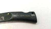 Vintage Schrade+ USA SP2 Harry Gant 33 Nascar Folding Pocket Knife Lockback Blk
