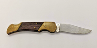 Valor Miami U.S.A. Pony 936 Japan Brass & Wood Handle Folding Pocket Knife