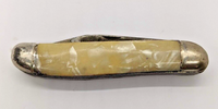 Vintage Jowika Republic Of Ireland Peanut Mother of Pearl Folding Pocket Knife