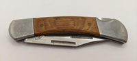 Hard Hat Knives "Parker Chelsea" Clark Sharp HH-806-SO Wooden Handle PocketKnife