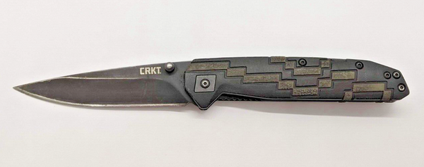 CRKT Hyperspeed MJ Lerch Design 7020 Plain Edge Liner Lock Folding Pocket Knife