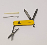 "Don't Tread On Me" Victorinox Classic SD SAK Pocket Knife 58mm Yellow