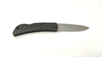 Ridge Runner Folding Pocket Knife Lockback Plain Edge Stainless Black G10 Handle
