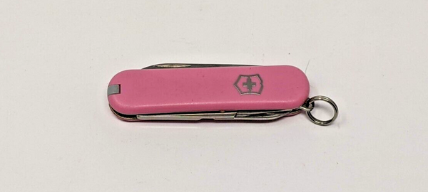 Victorinox Pink Camo Classic SD Swiss Army Knife at Swiss Knife Shop