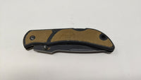 Outdoor Edge Brand Folding Pocket Knife 420J2 Steel Blade Lockback Red & Black