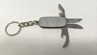 Mini Appalachian Trail Stainless Steel Keychain Multi Tool Nail File Can Opener